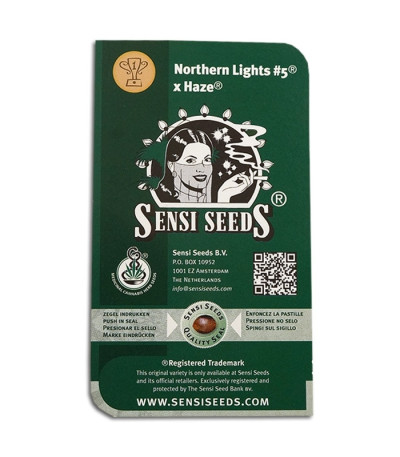 Семена сорта   Northern Lights #5 X Haze regular (Sensi Seeds) 